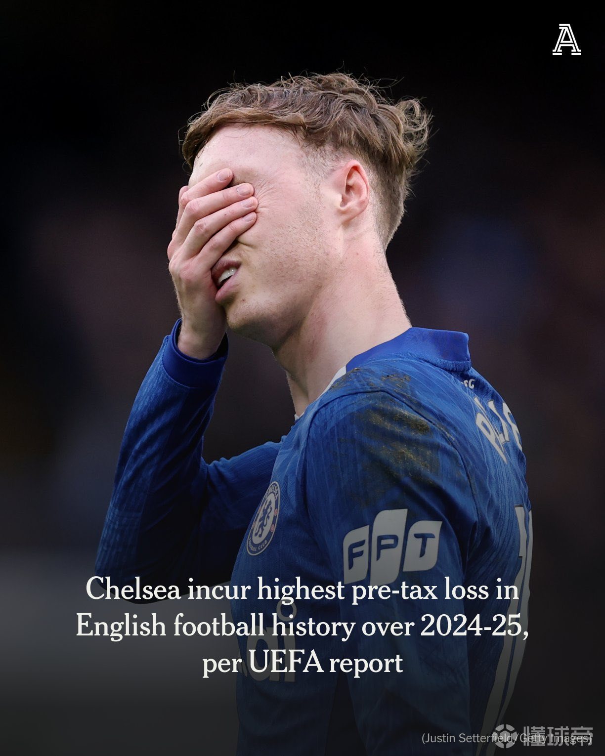 根據(jù)歐足聯(lián)今日發(fā)布的數(shù)據(jù)，切爾西在2024-25...