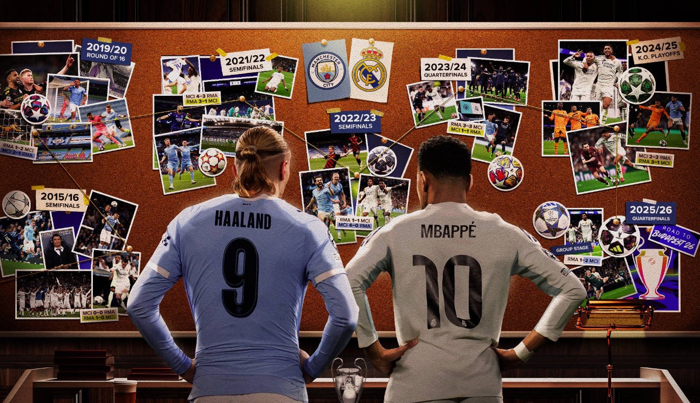 皇馬/曼城、法國/挪威相遇，姆巴佩哈蘭德今年可能3次交手