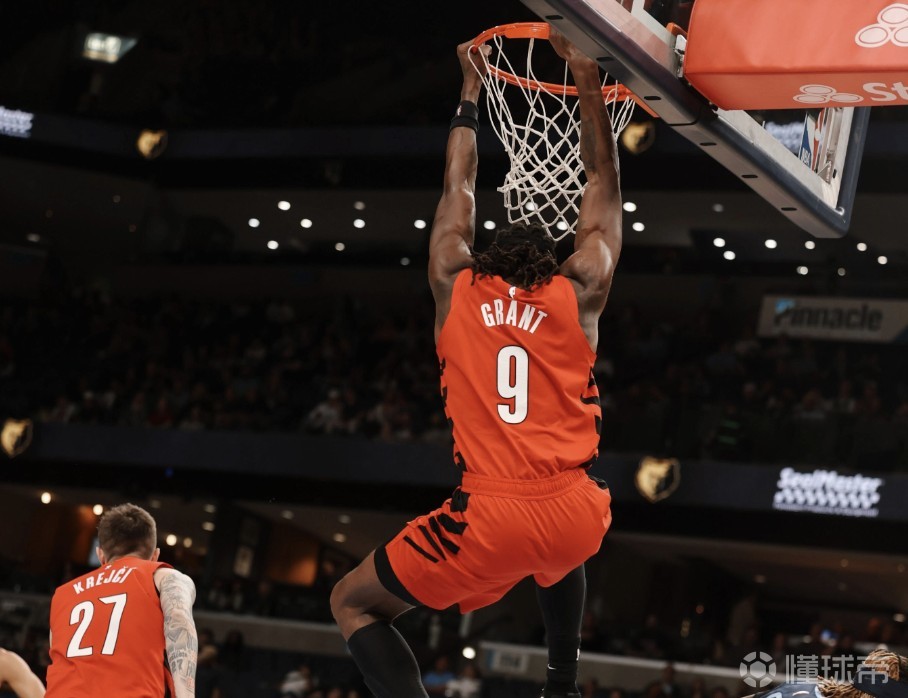 格蘭特：主打內線是賽前安排好的；霍勒迪奉獻了現象級的投籃